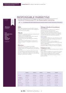 responsable marketing