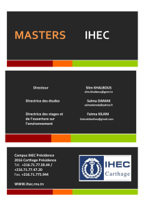 Master Recherche Finance