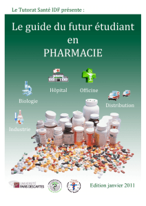 guide du futur étudiant en pharmacie