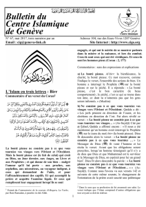 Bulletin du Centre Islamique de Genève