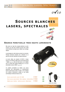 catalogue Sources, laser, specrtales.indd