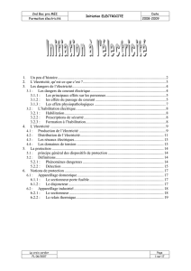 Initiation électro