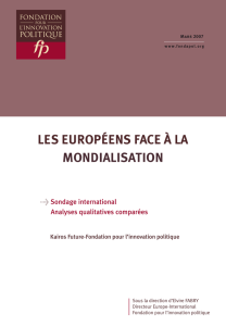 Les Européens face à la mondialisation