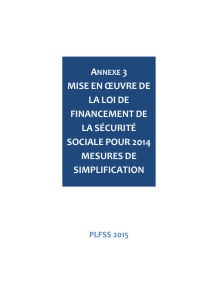 PLFSS 2015 - Annexe 3