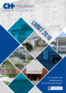Livret 2016 - CH Châteauroux