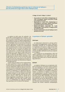 Utilisation d`antiépileptiques génériques dans le traitement de l