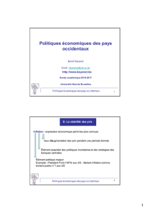 Politiques économiques des pays occidentaux