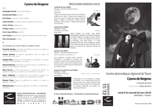 Centre dramatique régional de Tours Cyrano de Bergerac Cyrano