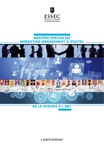 de la science à l`art mastère spécialisé® marketing management