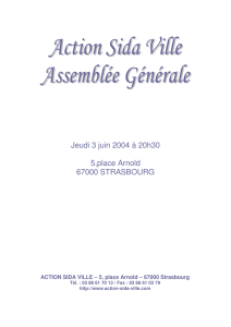 Rapport d`Activité 2003
