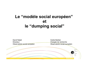 dumping social - Observatoire social européen