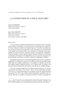 la controverse du capital bancaire