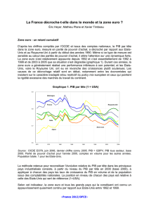 La France décroche-t-elle dans le monde et la zone euro