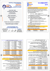 Le subjonctif I et II