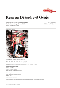 dp kean.qxp - Odéon-Théâtre de l`Europe