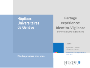 Partage expérience : Identito-Vigilance