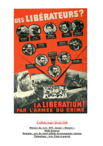 L`affiche rouge : février 1944 Histoire des Arts / EPI : dossier