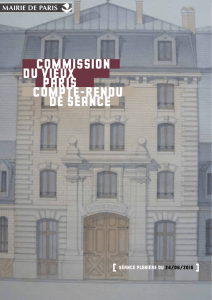 COMMISSION DU VIEUX PARIS COMPTE