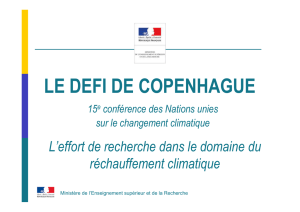 Présentation réchauffement climatique 10 déc 2009