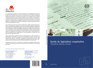Guide de législation coopérative