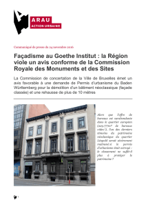 Façadisme au Goethe Institut : la Région viole un avis conforme de