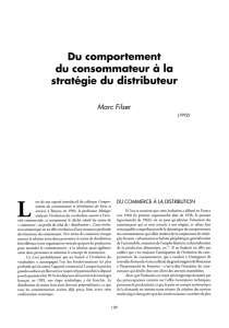 Du comportement du consommateur à la stratégie du distributeur