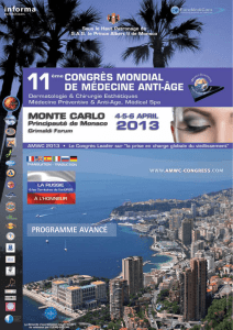 4 au 6 avril 2013 - Monte-Carlo - Programme