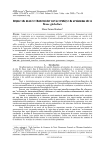 Chapitre 1 : Les grandes entreprises et la globalisation