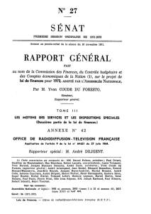 rapport général