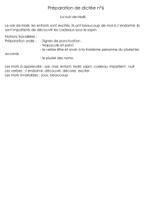 Préparation de dictée n°6