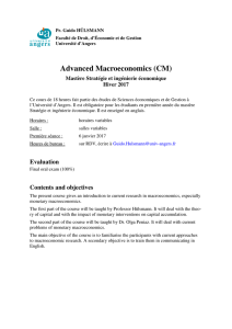 Advanced Macroeconomics (CM)