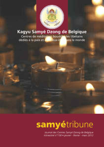 samyétribune - Samye Dzong Bruxelles