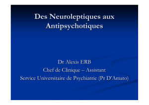 COPN 2009 - Neuroleptiques et Antipsychotiques