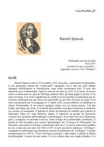 Baruch Spinoza - Psychaanalyse