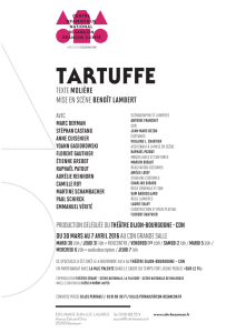 tartuffe - Centre Dramatique National Besancon Franche
