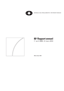 80e Rapport annuel de la BRI - Juin 2010