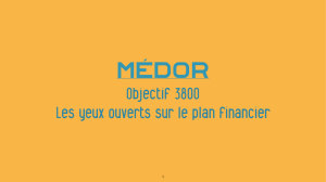 plan financier