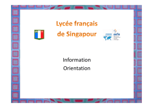 2 Réunion du 9 octobre 2014 - Lycée Français de Singapour