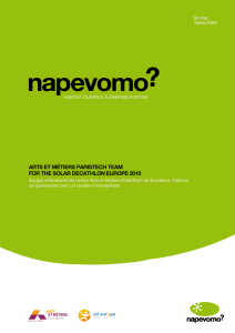 Napevomo - Synthèse de présentation (ENSAM)