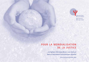 POUR LA MONDIALISATION DE LA JUSTICE
