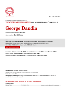 George Dandin - Theatre