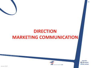 Direction Marketing, Commerciale et Communication