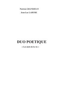 duo poetique