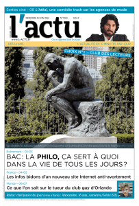 bac: la philo, ça sert à quoi dans la vie de tous les jours?