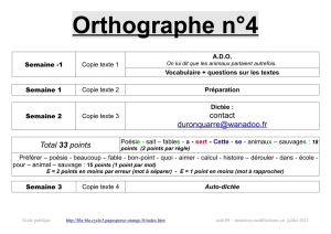 Orthographe n°4 - bla-bla cycle 3