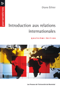 Introduction aux relations internationales