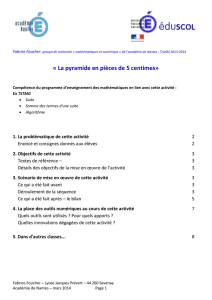 La pyramide en pièces de 5 centimes