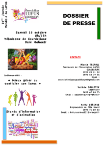 DOSSIER DE PRESSE - IREPS Guadeloupe