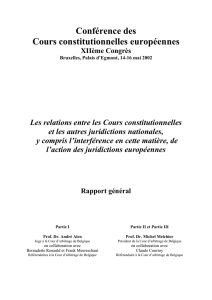 Conférence des Cours constitutionnelles européennes XIIème