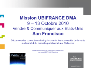 Mission UBIFRANCE DMA
